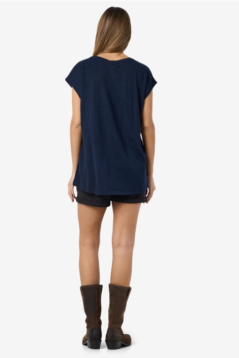 Noisy may nmmathilde s/s loose long top fwd n